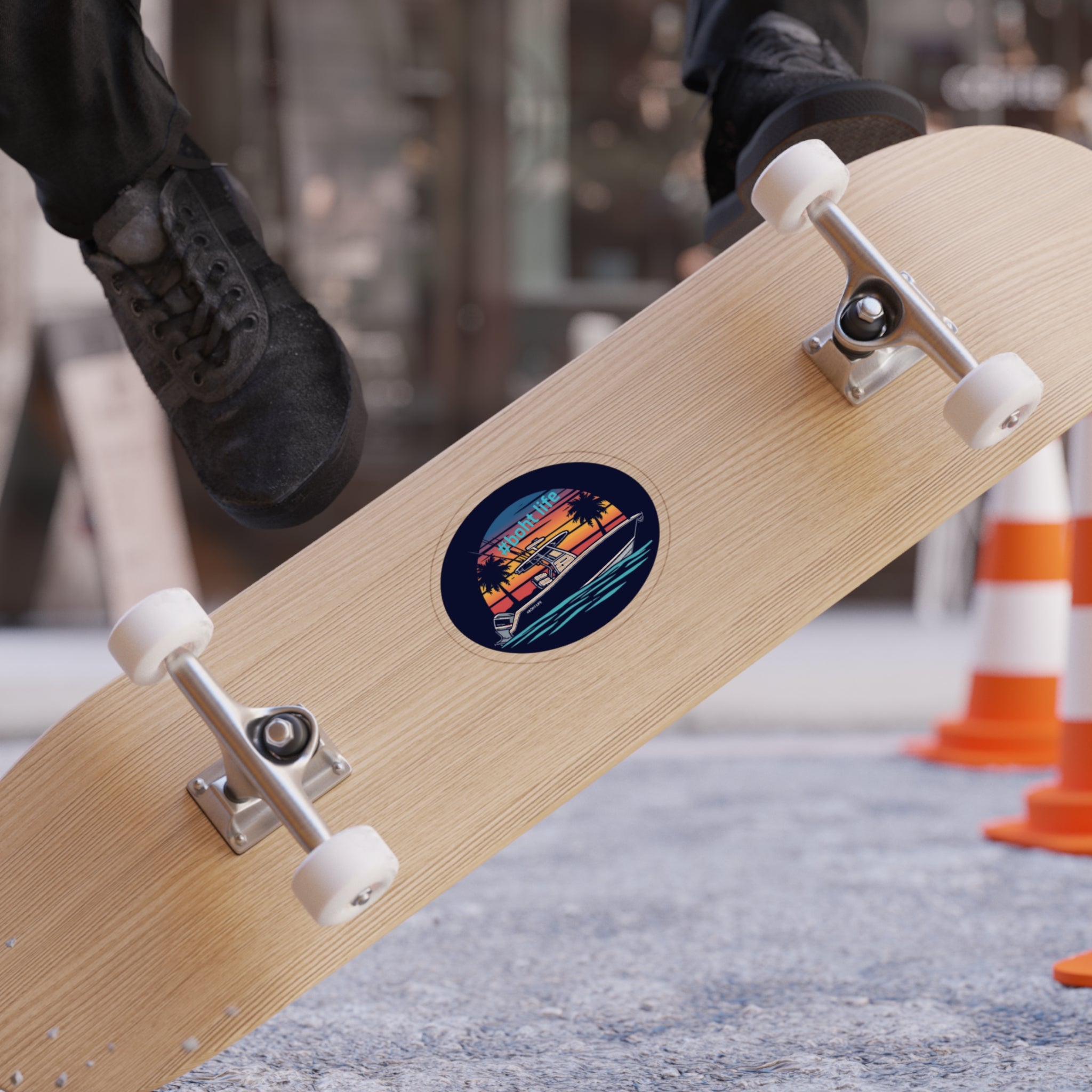 # boht Life - Dark Sunset Outdoor Sticker