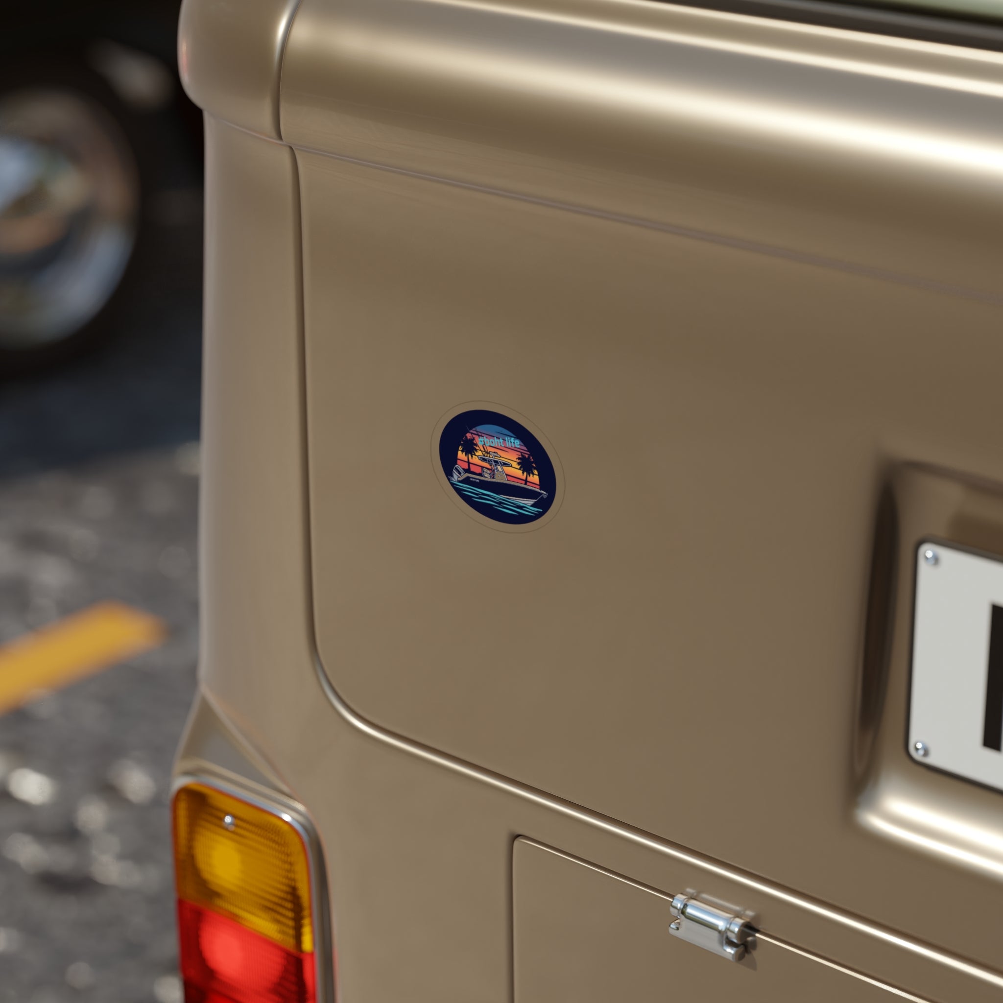 # boht Life - Dark Sunset Outdoor Sticker