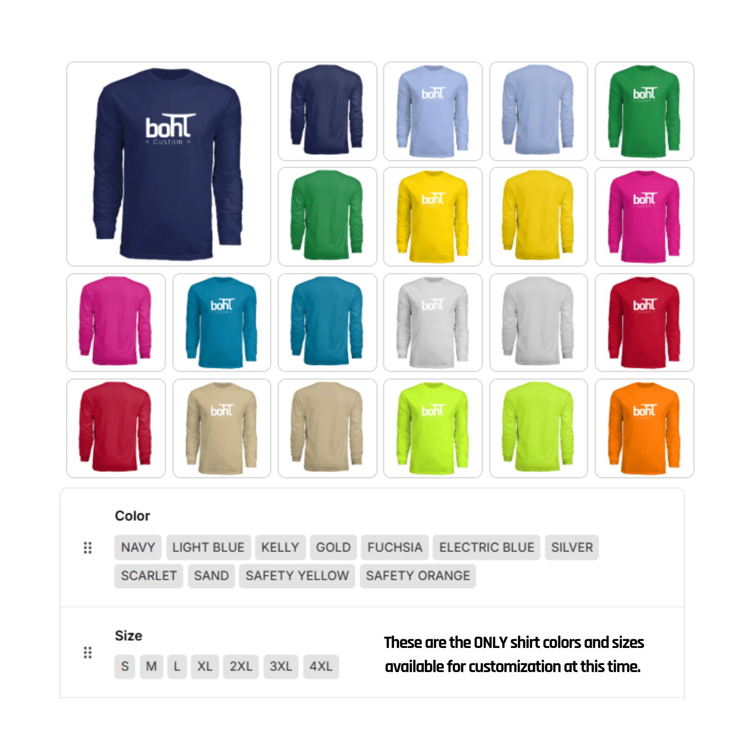 < Custom > Horizon Men's / Unisex LS Cooling Performance Crew