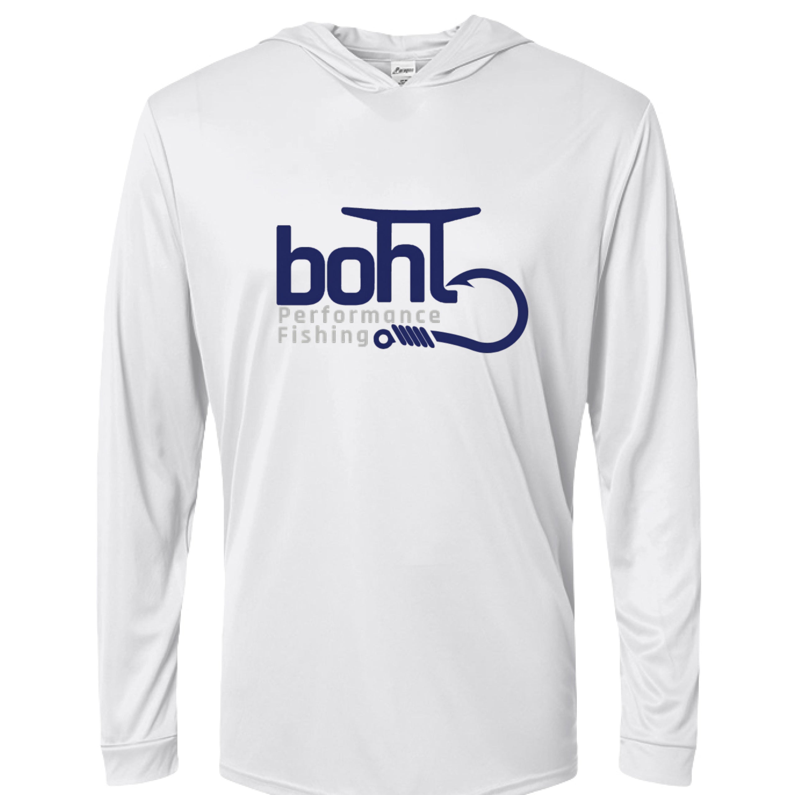 boht Hook 2/0 Performance Fishing Hooded LS SPF Shirt